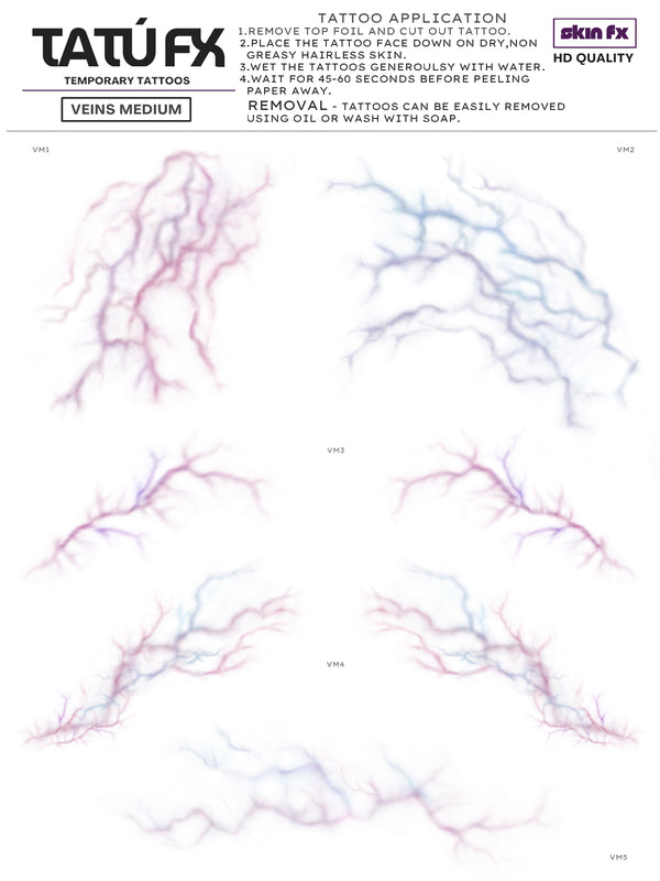Veins - Natural Medium Size