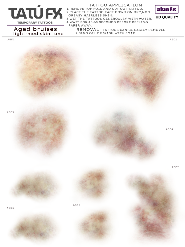 Bruising - Aged Medium Size, Pale - Medium Skin Tone
