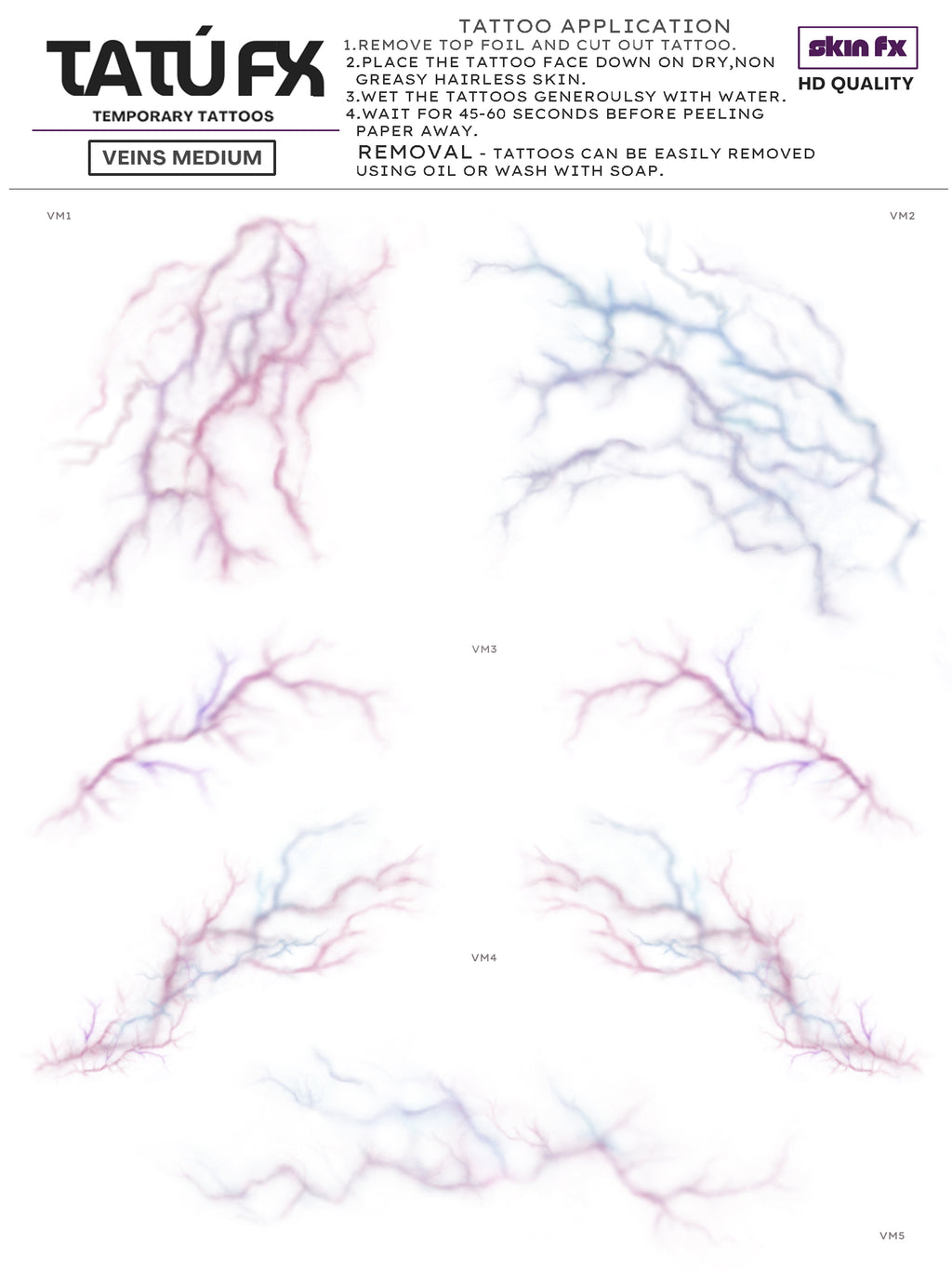 Veins - Natural Medium Size
